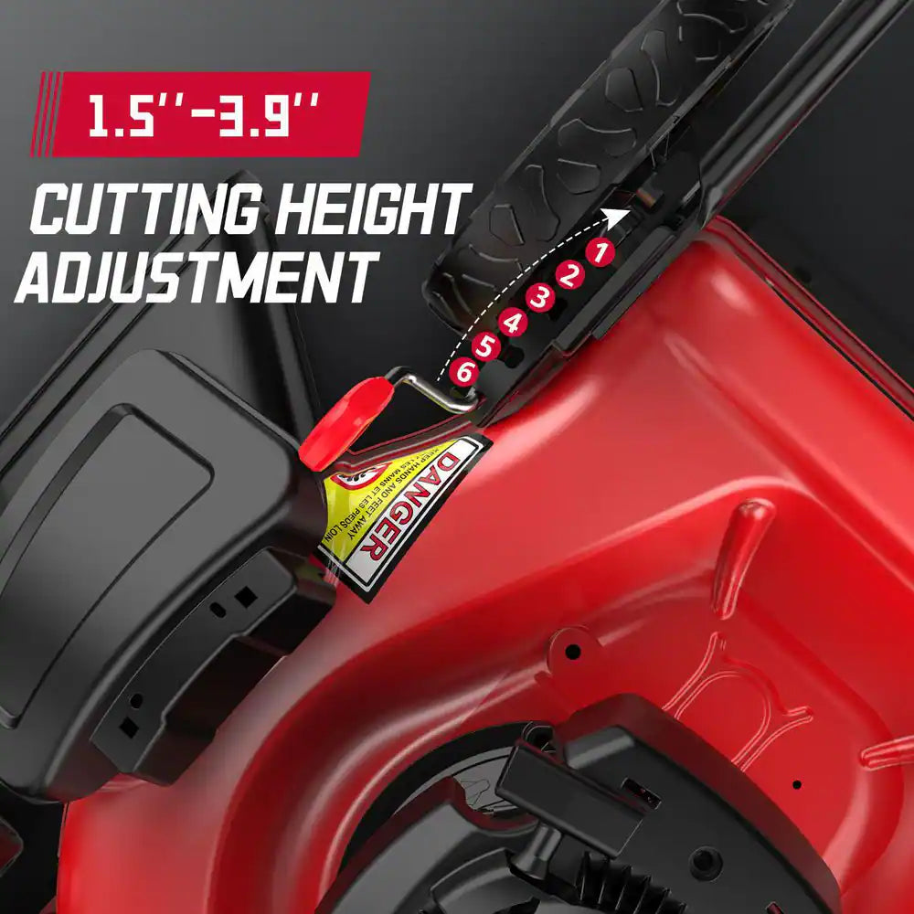 21 In. 2-In-1 125Cc Gas Push Mower, Briggs and Stratton Engine, Quick Start, 6-Position Height Adjustment