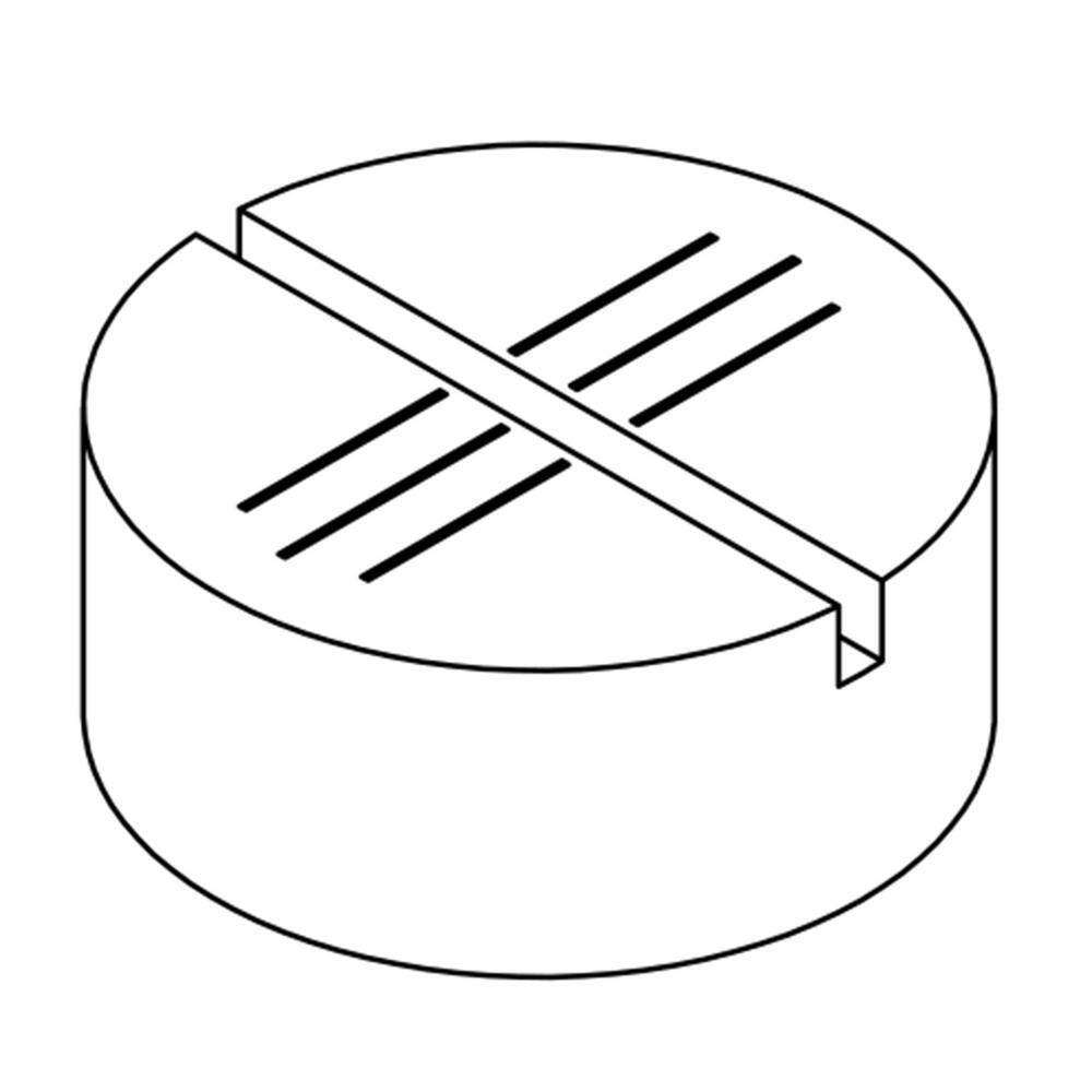 Slipover round Pinch Weld Pad for 2 Post Car Lift with up to 10000 Lb. Capacity, Set of 4