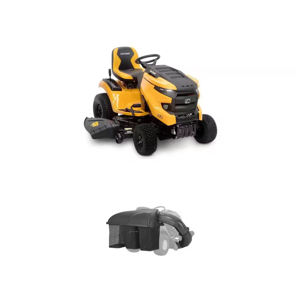 50/54 In. Triple Bagger and XT1 Enduro LT 50 In. 24 HP Gas Riding Lawn Tractor Combo