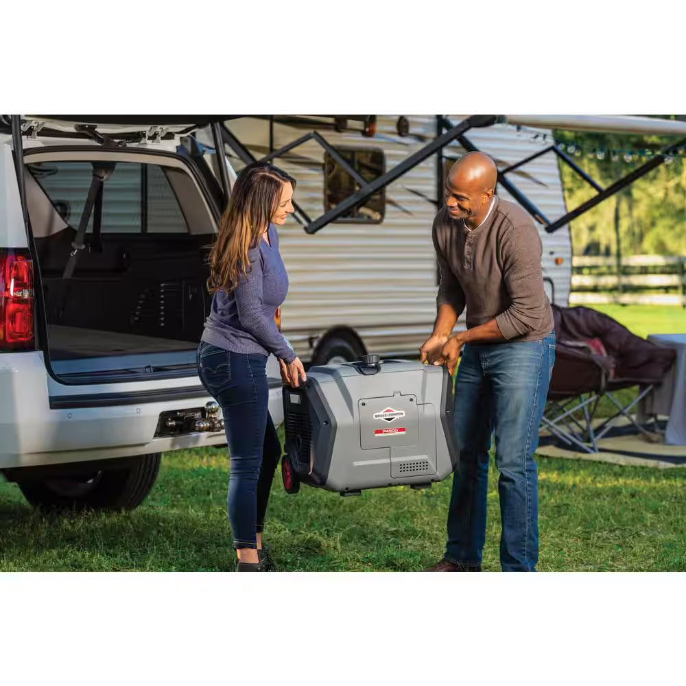 Powersmart 4500-Watt Electric Start Gasoline Powered Inverter Generator with Bluetooth and OHV Engine - CARB