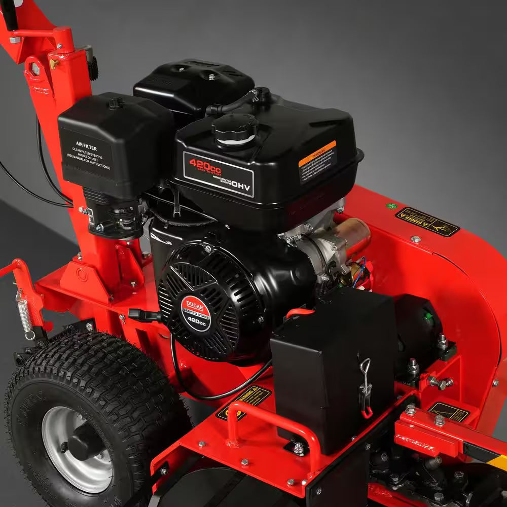 24 In. 15 HP 420 Cc Gas Powered Trencher with DUCAR Engine and Electric Start