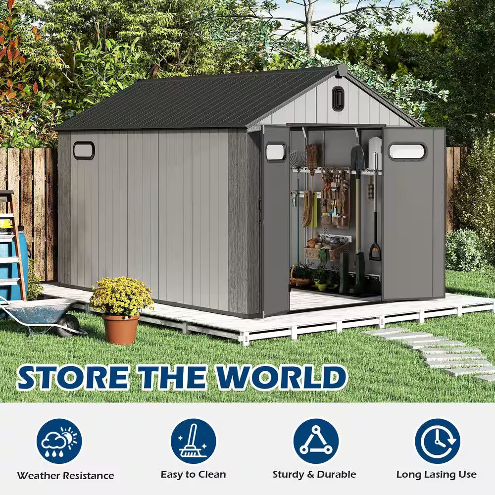 8 Ft. X 10 Ft. Resin Outdoor Storage Shed