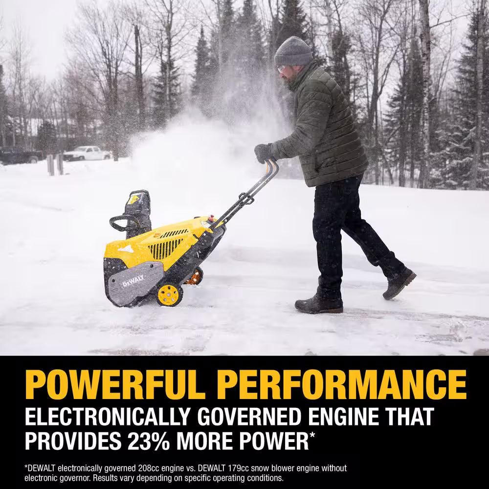 21 In. 208 Cc E-Gov Electric Start Gas Single-Stage Snow Blower