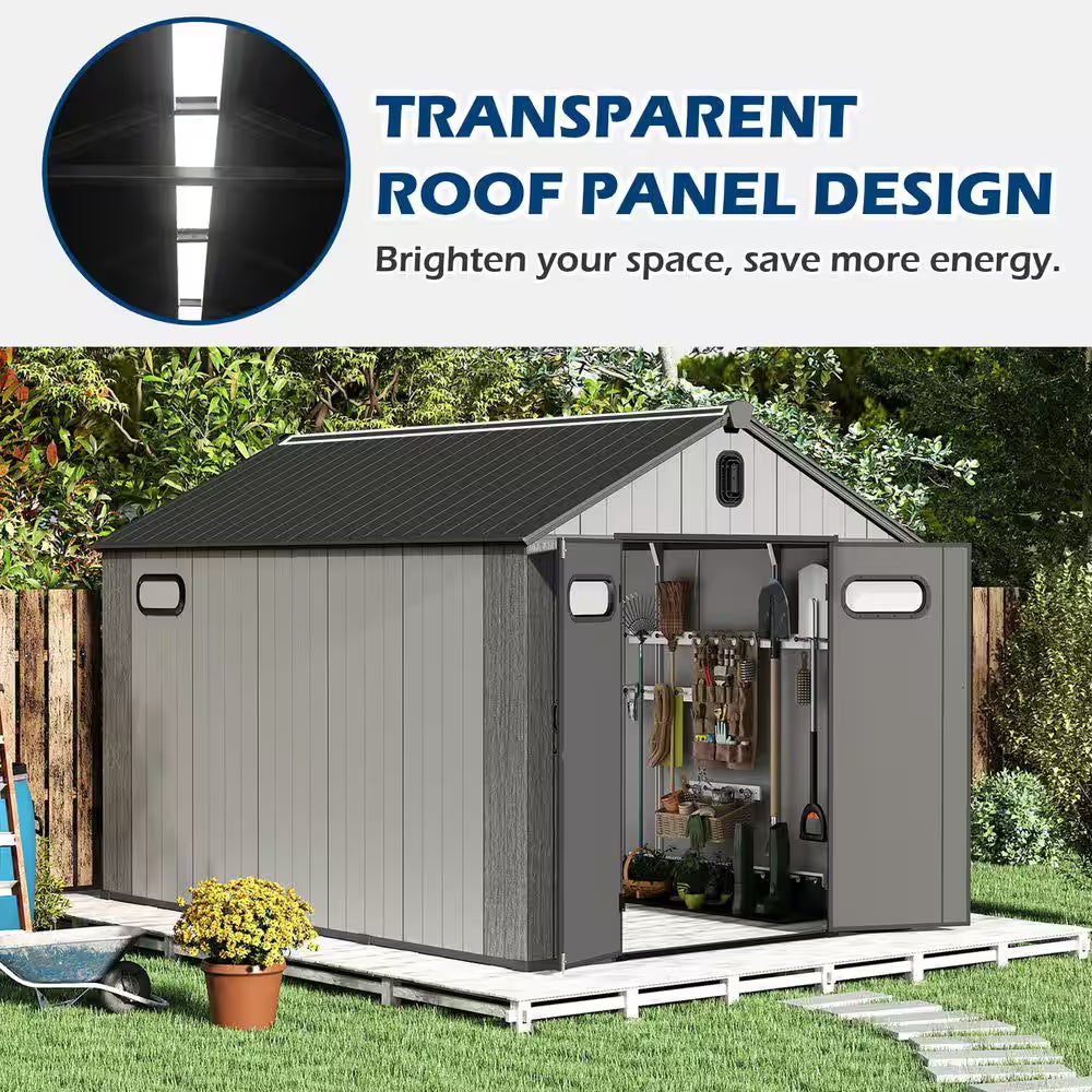 8 Ft. X 10 Ft. Resin Outdoor Storage Shed