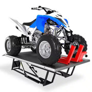 Motorcycle and ATV Platform Adapter Kit with Wheel Vice for Portable Car Lift, 1000 Lb. Capacity