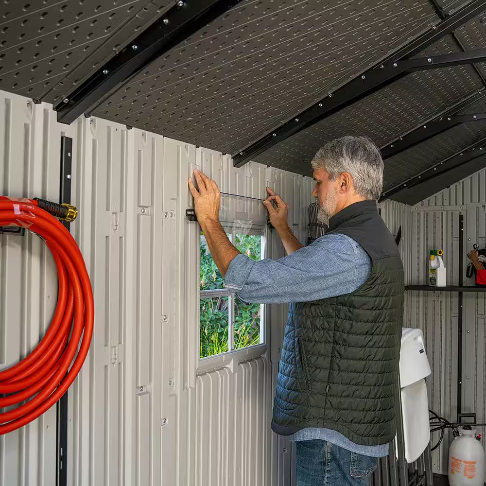 8 Ft. W X 20 Ft. D Outdoor Resin Storage Shed (160 Sq. Ft. )