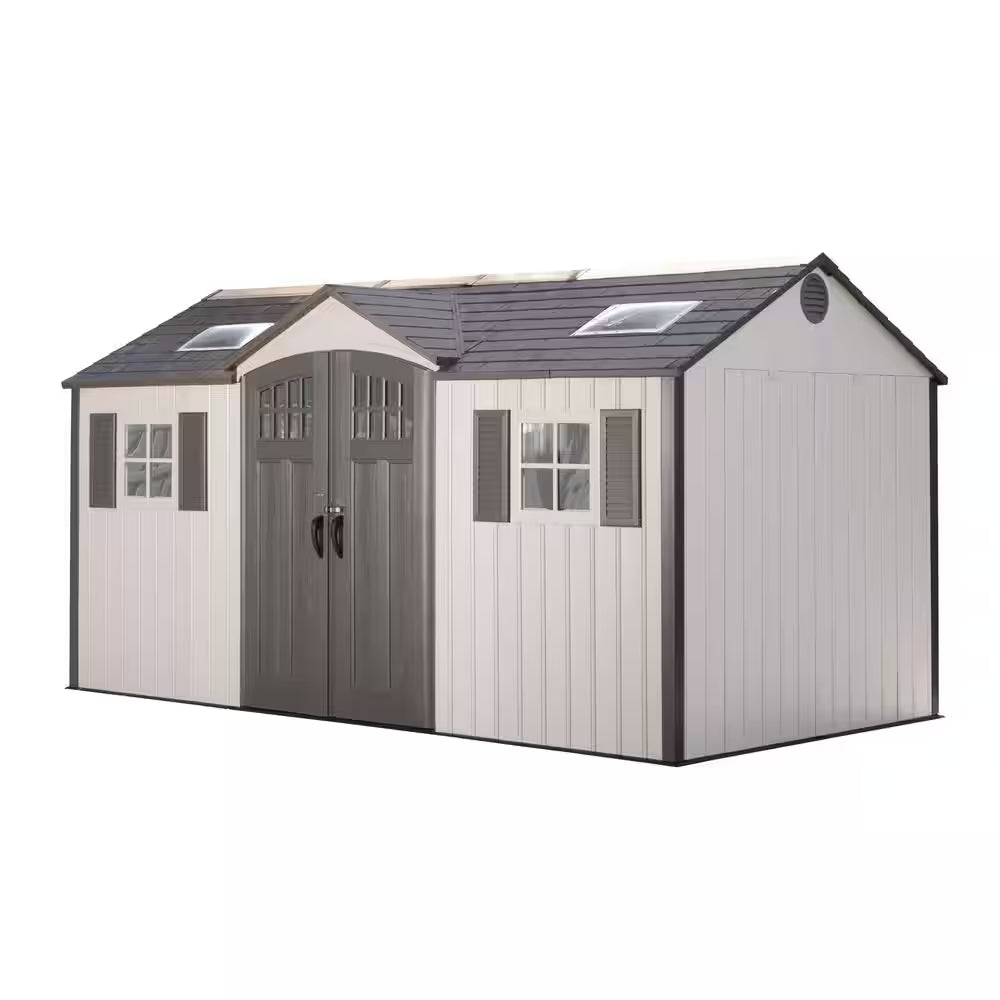 15 Ft. X 8 Ft. Resin Garden Building Shed