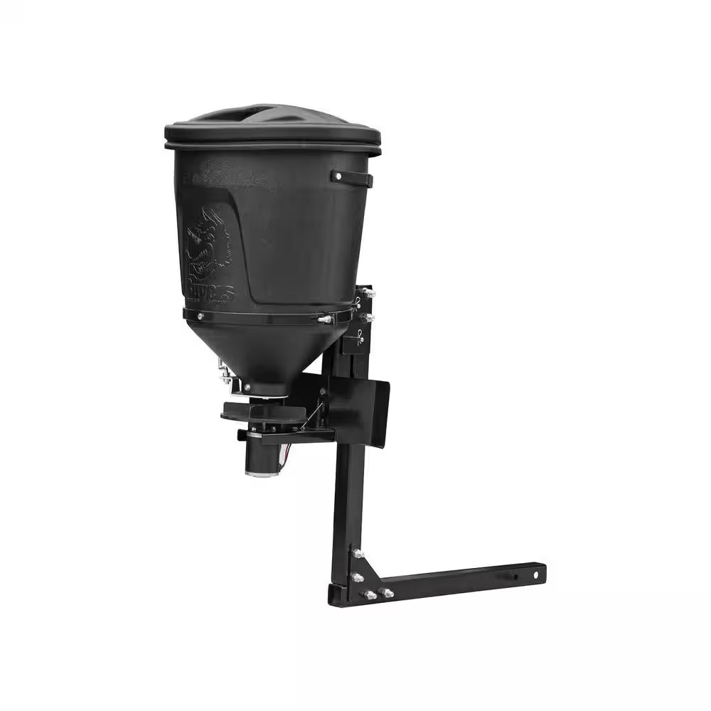 15 Gal. UTV Mounted All Purpose Broadcast Spreader for Rock Salt, Feed, Seed and Fertilizer