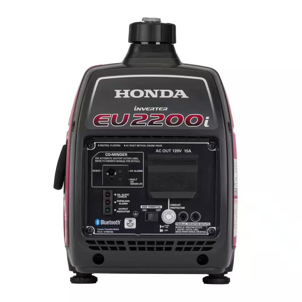 2,200-Watt/1,800-Watt Recoil Start Gasoline Powered Inverter Generator with Advanced CO Shutdown