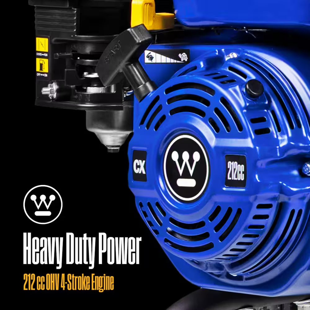 3 In. Dia 212Cc 3-In-1 Gas Powered Wood Chipper Shredder Mulcher