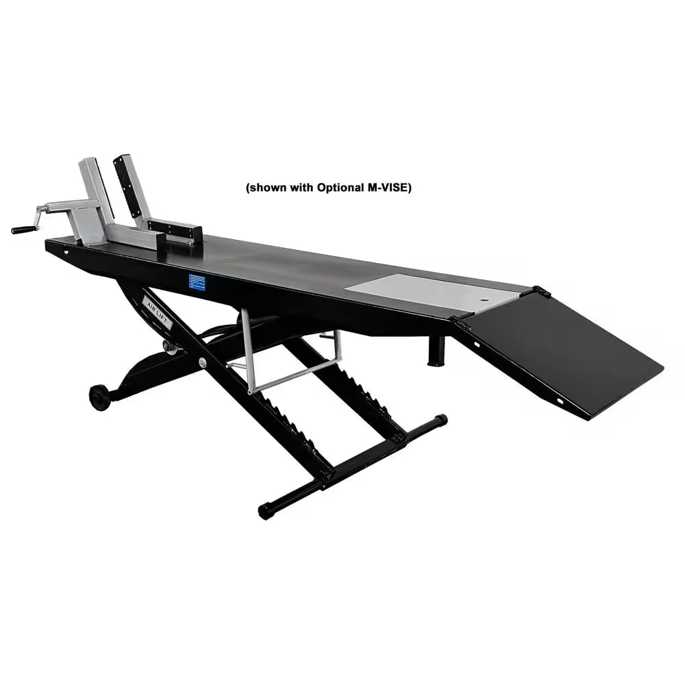 M-1000C-Blk Motorcycle Lift 1000 Lbs. Capacity with Cut Out Black Edition