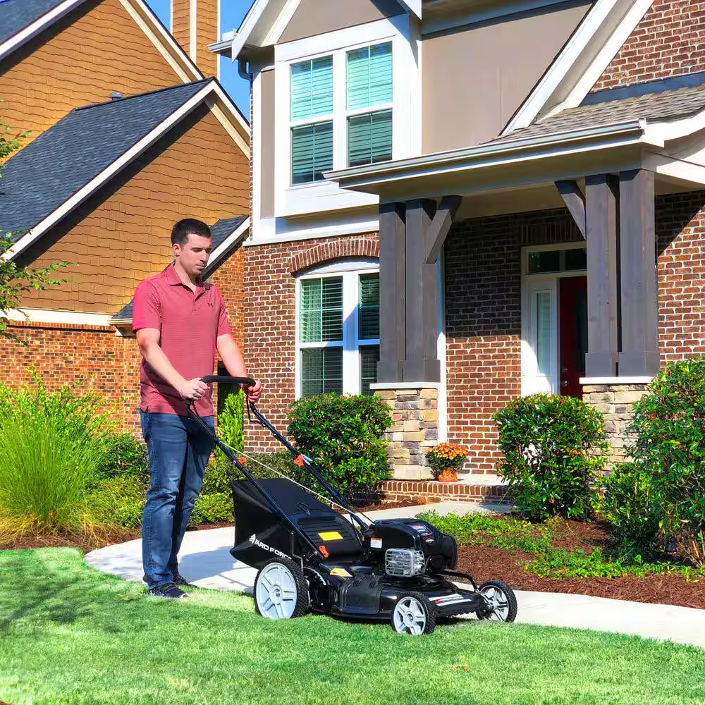 21 In. EX625 Briggs and Stratton Just Check and Add Self-Propelled RWD Walk-Behind Mower