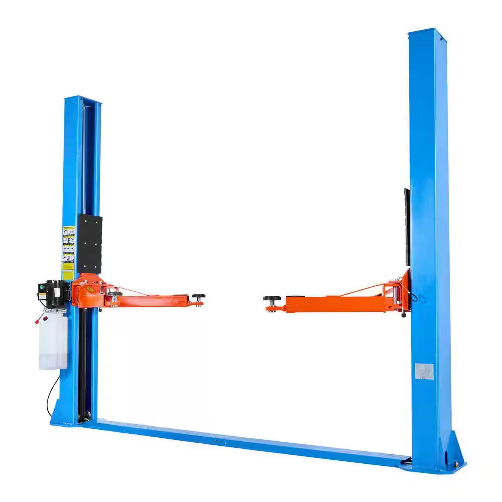 Symmetric 2 Post Car Lift 9000 Lb. Capacity, 220V 2.95 HP Motor, Hoist for Sedan/Suv, 74. 8In. Height, Garage/Shop, Blue