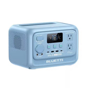 600W Continuous/1500W Peak Output 288Wh Portable Power Station, Push Button Start Battery Solar Generator for Campsite