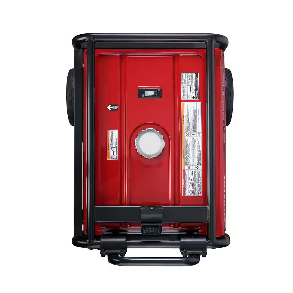 7000/5500-Watt Electric and Recoil Start Gasoline Portable Generator with Bluetooth, CO‑MINDER, Wheel and Handle Kit