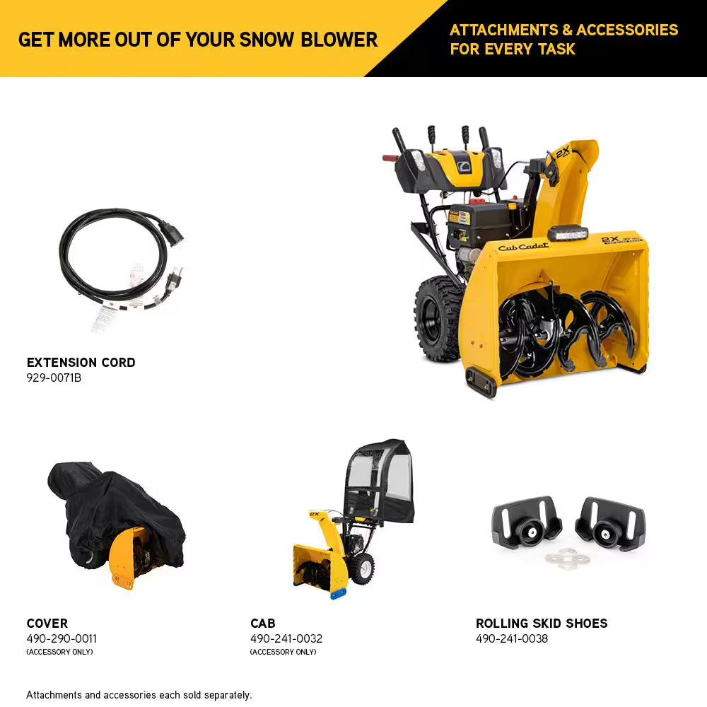 2X MAX 30 In. 357Cc Two-Stage Electric Start Gas Snow Blower with Steel Chute, Power Steering and Heated Grips