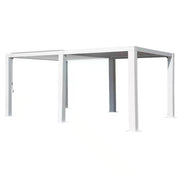 10 Ft. X 20 Ft. White Aluminum Metal Louvered Pergola