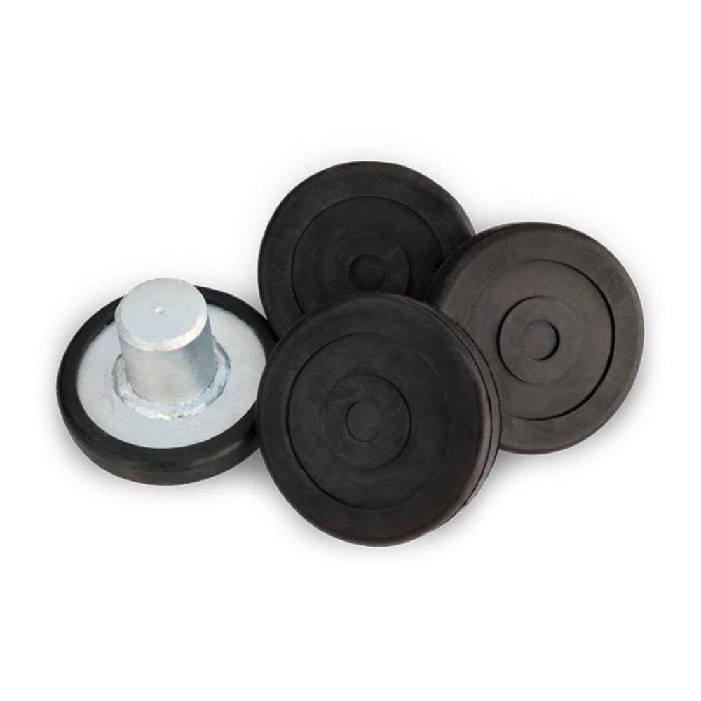 2 Post Pad, Incl. Polyurethane Tuf-Pad, for 2 Post Car Lifts up to 10000 Lb Capacity, 60Mm Pin, Non-Screw Type, Set of 4