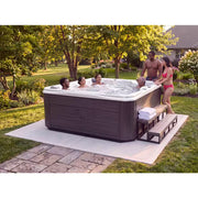 7-Person 45-Jet Premium Acrylic Bench Spa Standard Hot Tub with Ozonator and Bluetooth Sound System