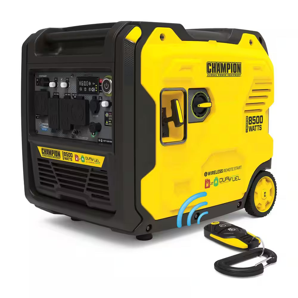 6500/5250-Watt Remote Start Gas, Propane, Natural Gas Tri Fuel Inverter Generator, Free 3-Year Warranty, for RV and Home