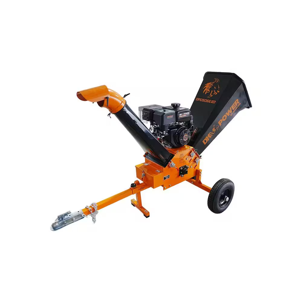 V2 Series 6 In. 15 HP 420 Cc Gas Powered Wood Chipper Shredder with Electric Start