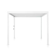 111S 10 Ft. X 10 Ft. Aluminum Pergola with Louvered Roof
