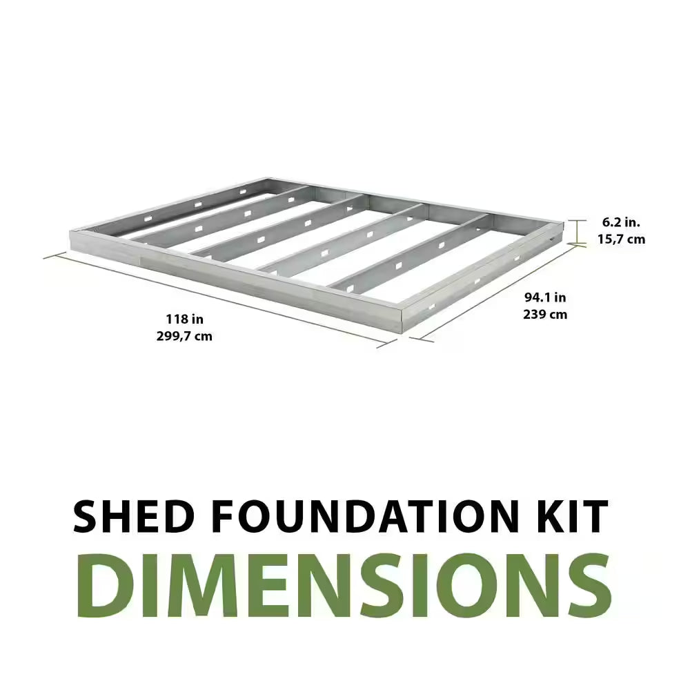 Foundation Kit for 8 Ft. X 10 Ft. and 10 Ft. X 8 Ft. Sheds-Only