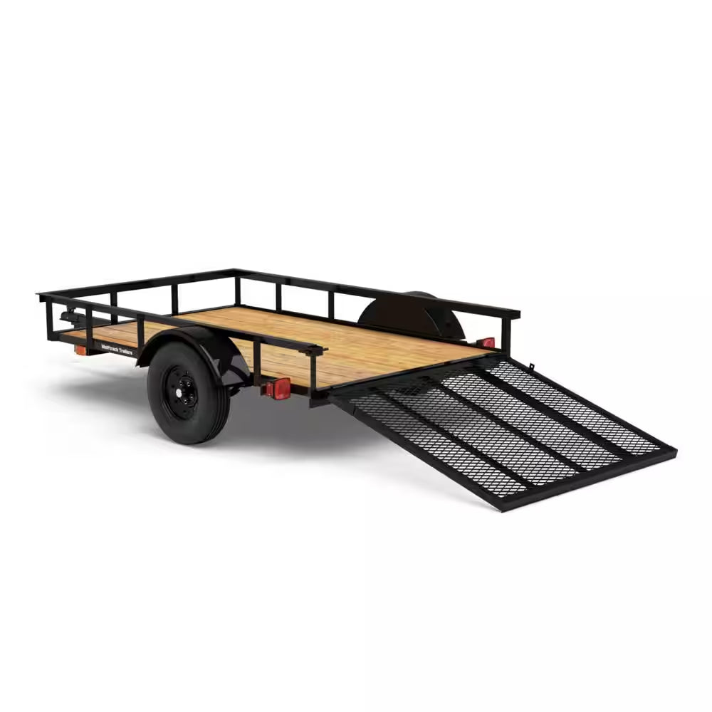 5 Ft. X 8 Ft. Utility Trailer, Wood Floor, 1450 Lb. Payload Capacity