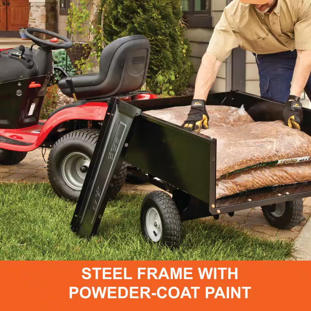 10 Cu. Ft. Steel Dump Cart