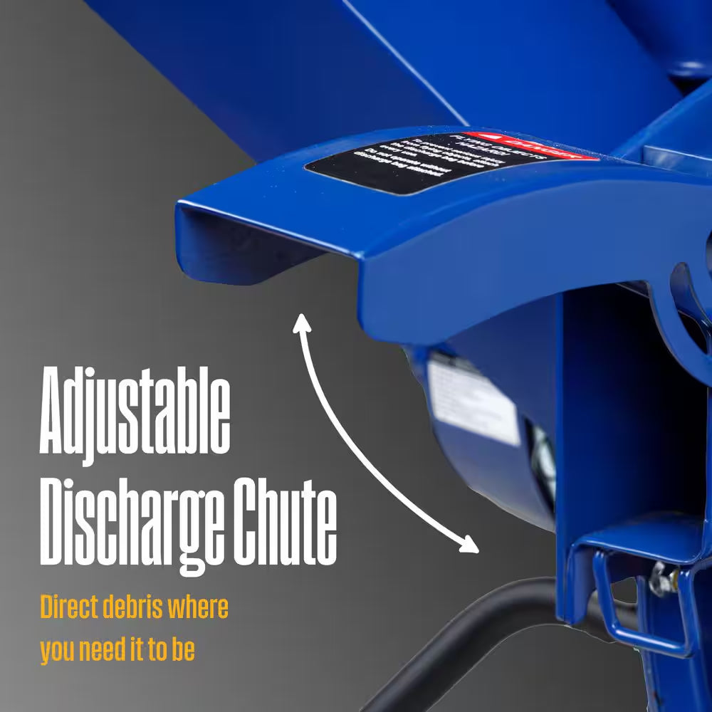 3 In. Dia 212Cc 3-In-1 Gas Powered Wood Chipper Shredder Mulcher