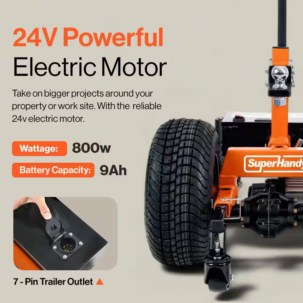 7500 Lb. Electric Trailer Dolly Universal Hitch