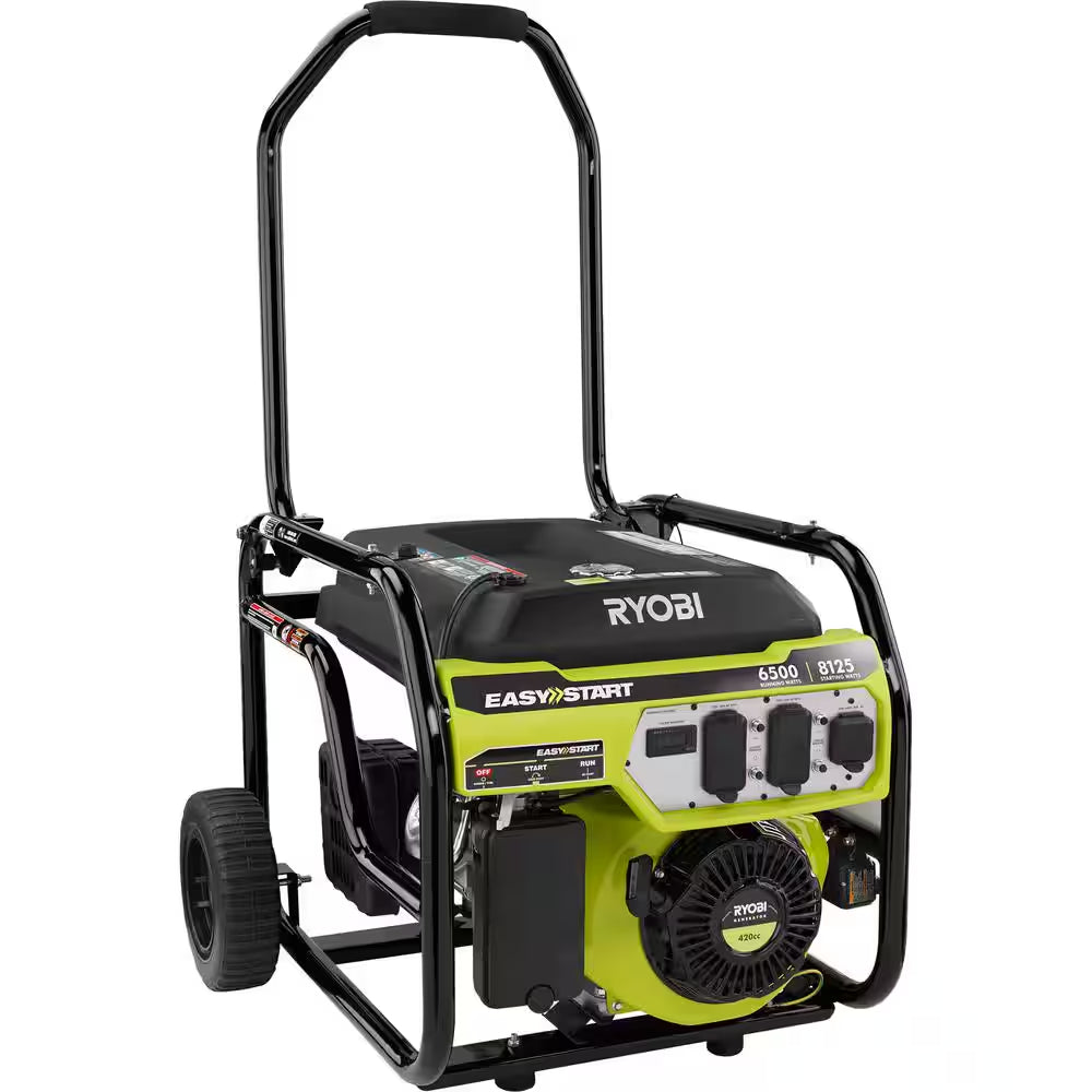 8125/6500-Watt Gas Powered Portable Generator with CO Detect Shutdown Sensor for Storms and Jobsites