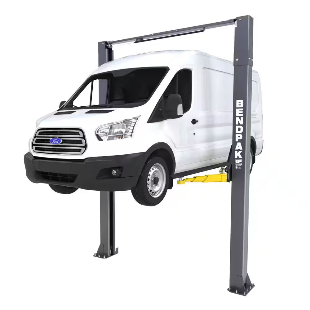 10APX-181 2-Post Vehicle Lift 10,000 Lb Capacity-Adaptable Clearfloor with Adjustable Width and 220V Power Unit Included