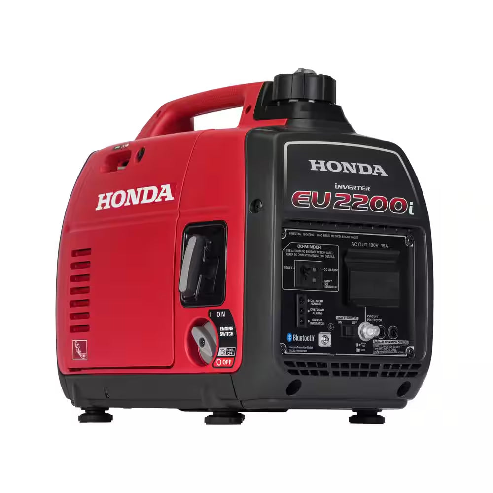 2,200-Watt/1,800-Watt Recoil Start Gasoline Powered Inverter Generator with Advanced CO Shutdown