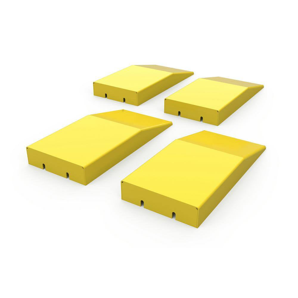 Extended Ramp Kit for MDS Series Mid-Rise Scissor Car Lifts with 6000 Lb. Capacity, (Set of 4)