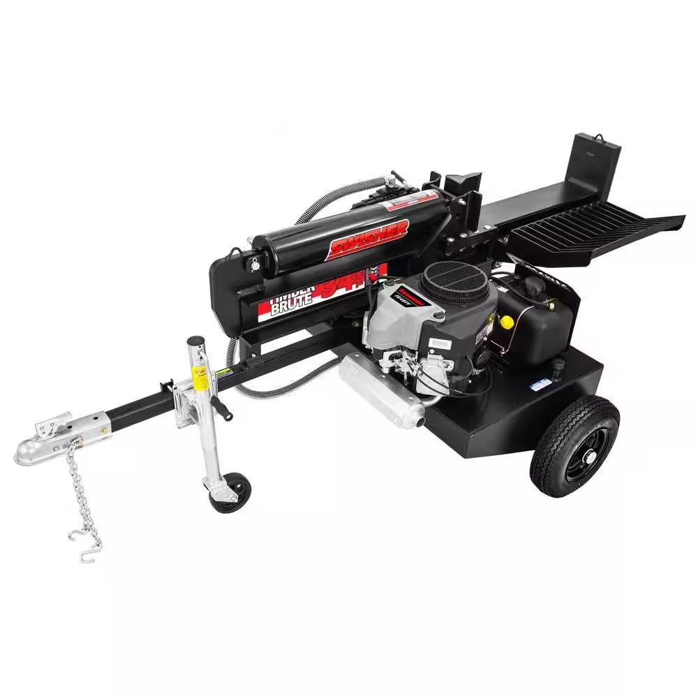34-Ton 603 Cc 14.5 HP Electric Start Timber Brute Commercial Grade Gas Powered Log Splitter