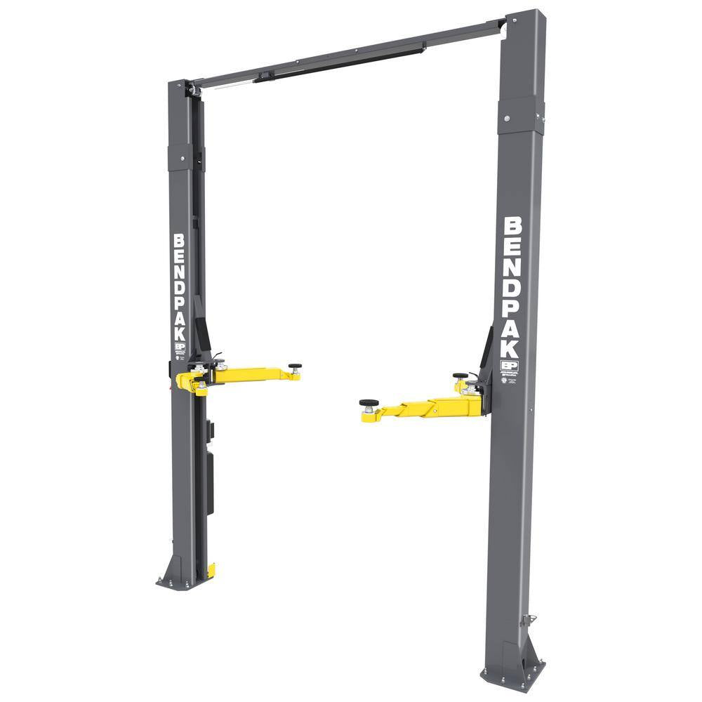 10APX-181 2-Post Vehicle Lift 10,000 Lb Capacity-Adaptable Clearfloor with Adjustable Width and 220V Power Unit Included