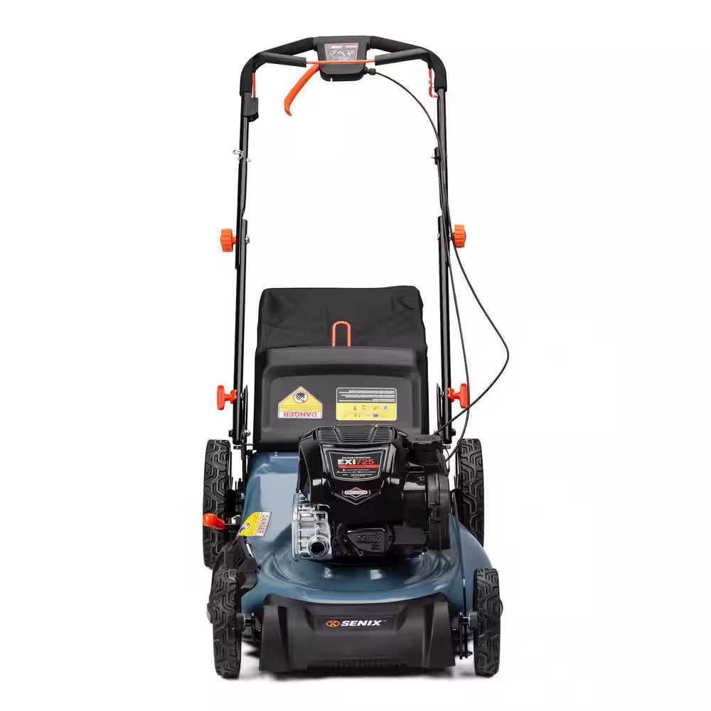 22 In. 163Cc 4-Cycle Briggs & Stratton Engine Gas Self-Propelled Lawn Mower with 3-In-1 Mulching Bagging Side Discharge