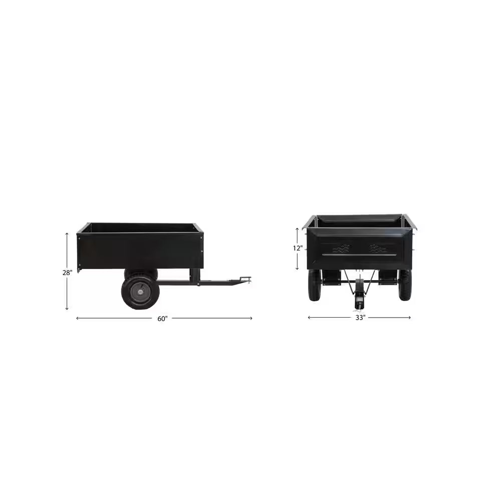10 Cu. Ft. Steel Dump Cart