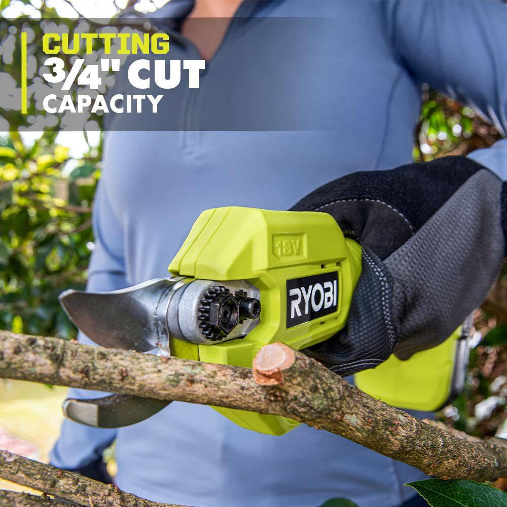 ONE+ HP 18V Brushless Cordless Attachment Capable 15" Trimmer and Blower Combo Kit W/ Pruner, 4.0 Ah Battery & Charger