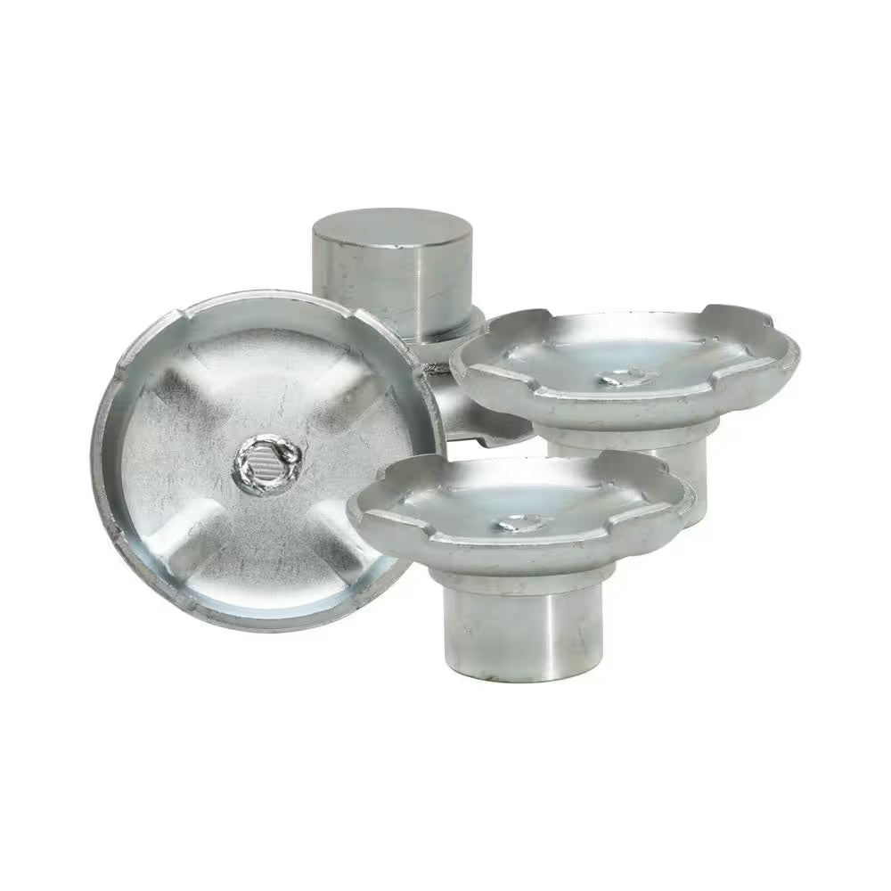 2-Post Car Lift 10000 Lb. Capacity Steel Pad Drop-In, Non-Screw Type 60Mm Pin (Set of 4)