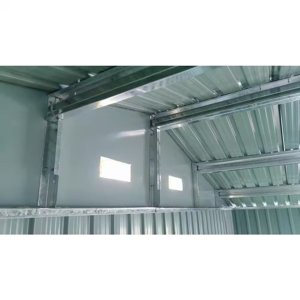 20 Ft. W X 13 Ft. D Outdoor Metal Storage Shed with 2 Windows,2 Translucent Panels for Garden in Dark Gray（260Sq. Ft.）