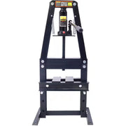 6-Ton Hydraulic Shop Press with Plates, Heavy-Duty A-Frame Garage Floor Press, Black