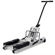 1500 LBS Capacity Gray Hydraulic ATV & Motorcycle Jack with 4 Wheels, Foot-Operated Hoist Stand, Maximum Lift 15 In. H