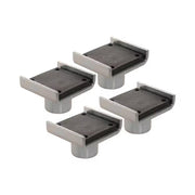 Frame Cradle Pads with 60Mm Pin for 2 Post Lifts with up to 10,000 Lb. Capacity, 4.3 In. between Flanges (Set of 4)