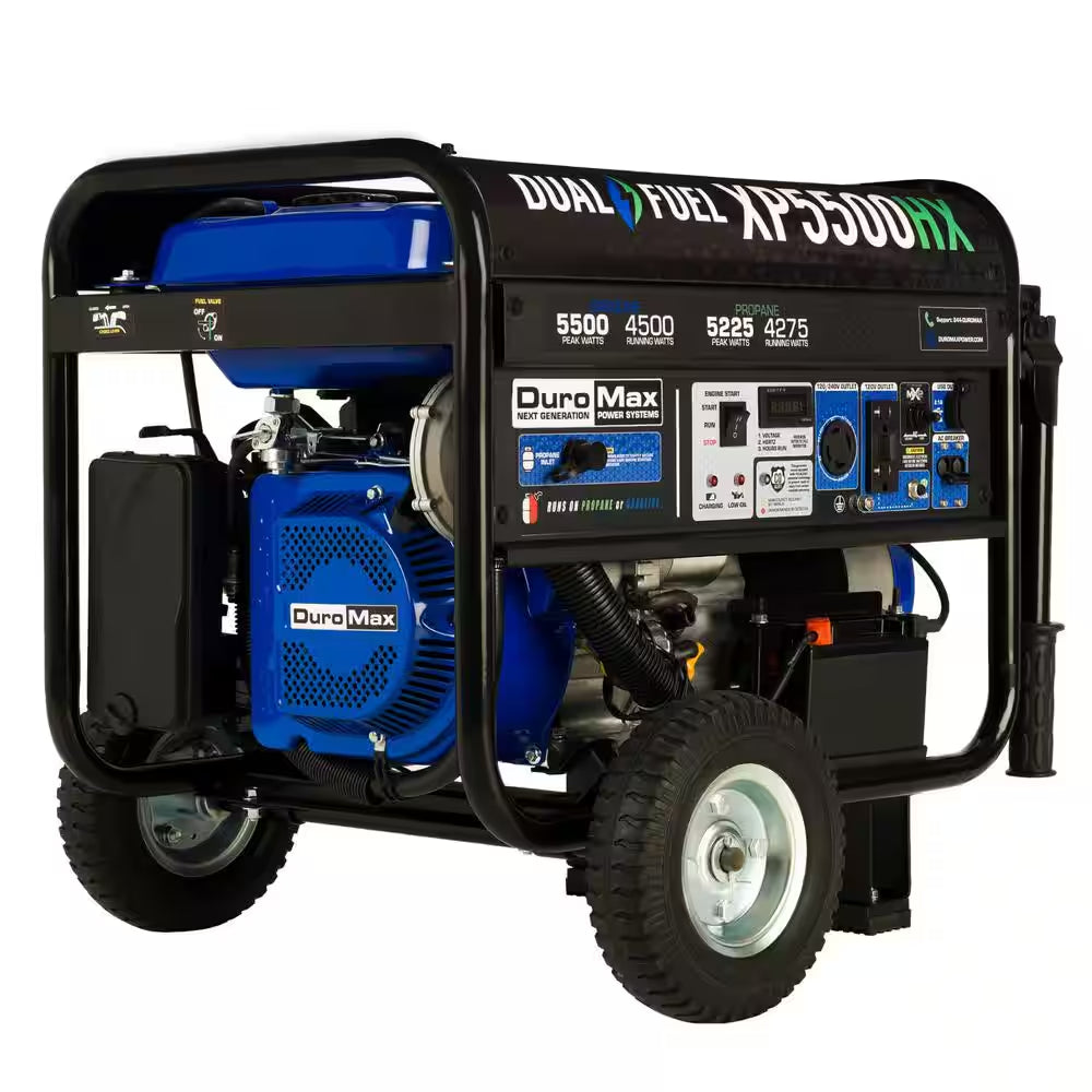 13000/10500-Watt Dual Fuel Electric Start Gasoline/Propane Portable Home Power Back up Generator with CO Alert Sensor