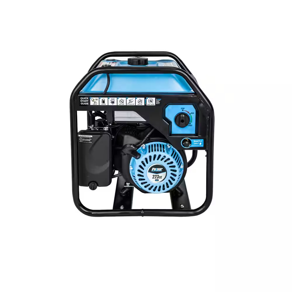 5250W Dual Fuel Gas Recoil Start Open Frame Inverter Generator with CO Sentry