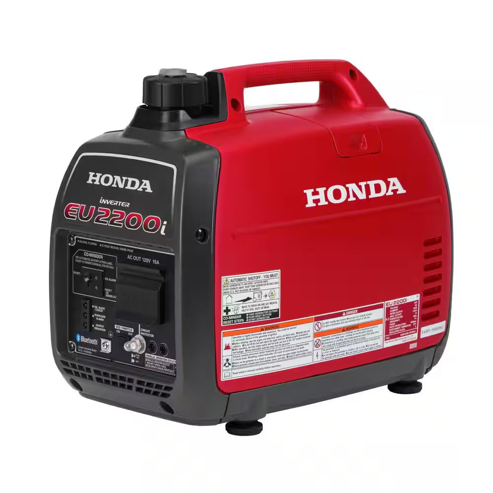 2,200-Watt/1,800-Watt Recoil Start Gasoline Powered Inverter Generator with Advanced CO Shutdown