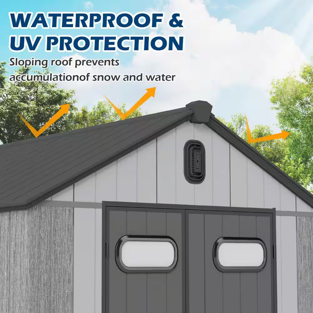 8 Ft. X 10 Ft. Resin Outdoor Storage Shed