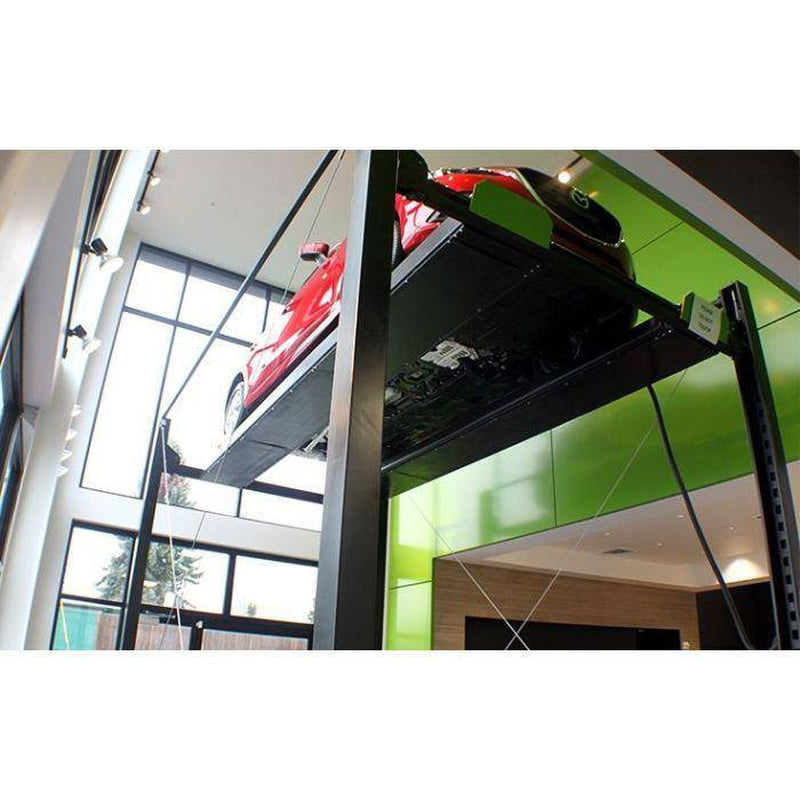 HD-7PXW Super-Tall 4 Post Car Lift 7000 Lb. Capacity - 140 In. Max Rise with 220V Power Unit Included